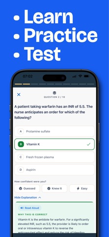 NCLEX PN EXAM PRACTICE | 2026 iPhone screenshot