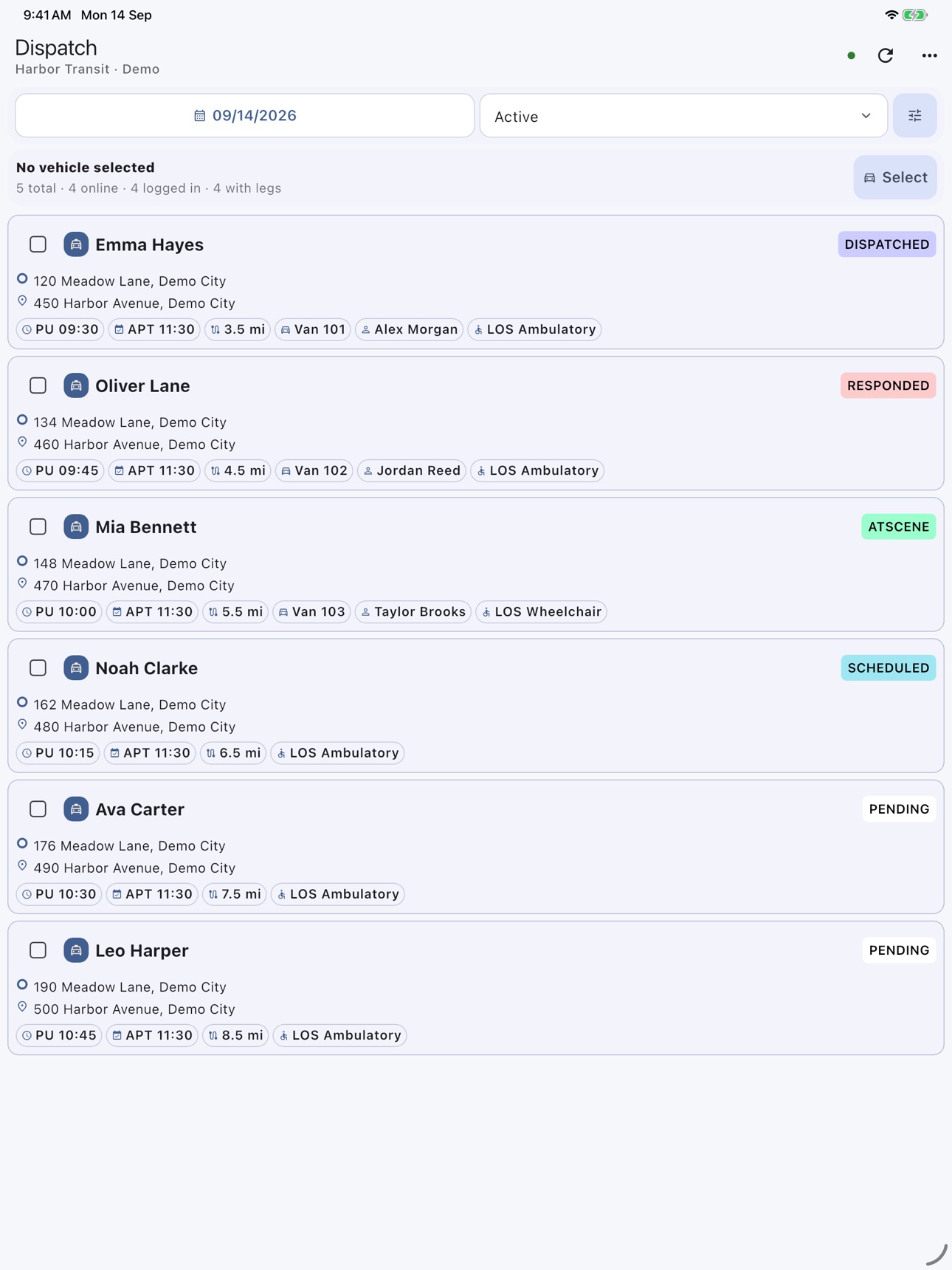 Screenshot 2 of eTrans Dispatcher