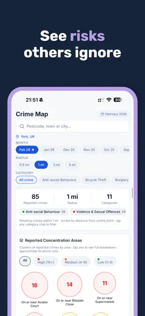 Crimewise: Crime Data Map screenshot 3