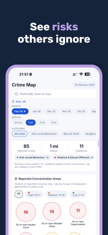 Crimewise: Crime Data Map Screenshot 3 of 7