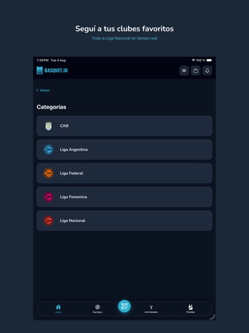 Basquet ID iPad screenshot 1
