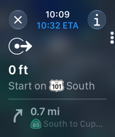Apple Maps תמונות מסך