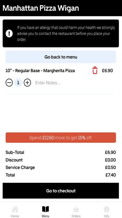 Manhattan Pizza Wigan WN1 Screenshot