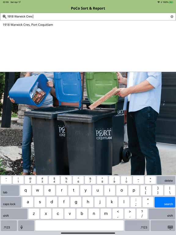 PoCo Sort & Report iPad screenshot 2 - Reference app