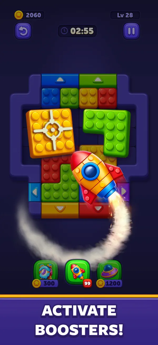 Block Out! - Color Sort Puzzle iPhone Spiel Screenshot 3 – Spiele