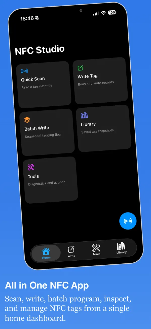 #1. NFC Studio (iOS) От: Didac Sabates Duran