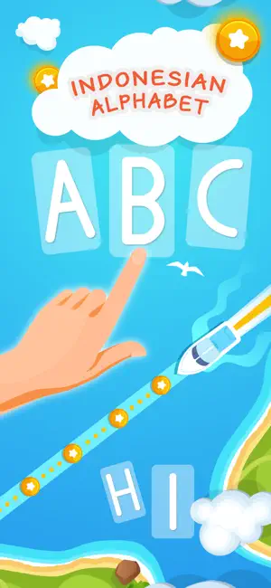 Indonesian Alphabet For Kids screenshot 1