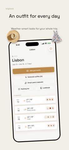 Triplook: Travel Outfits Screenshot 2 of 6