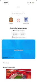 RFEF Tickets screenshot