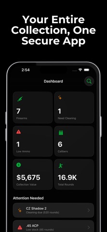 GunSafe App iPhone screenshot