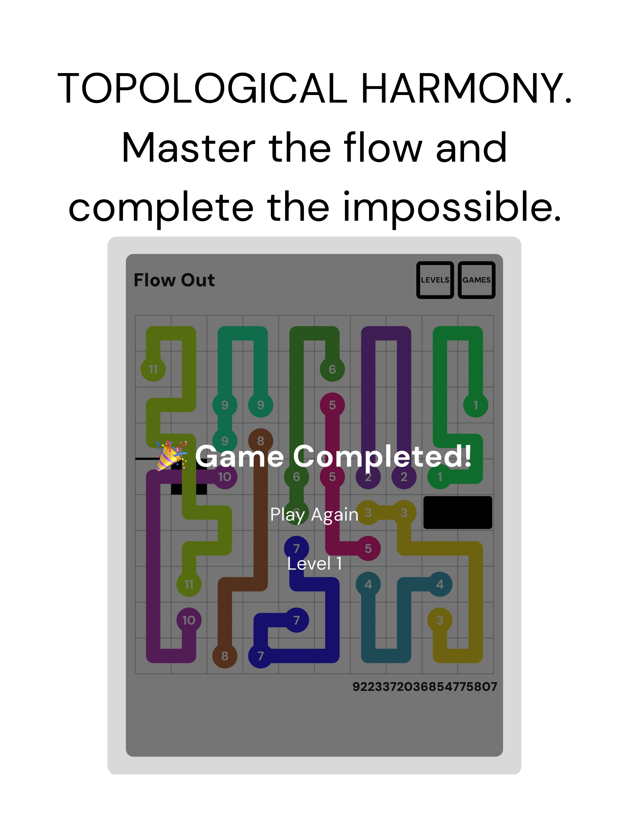 Flow Out: Sequence Puzzle Game