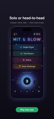 Hit & Blow: Number Puzzle iPhone screenshot