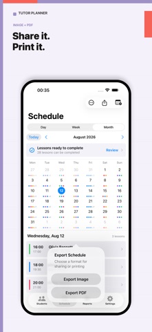 Tutor Planner: Lessons & Bills Screenshot 5 of 6