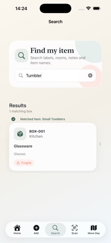 PackQR: House Move Box Scanner screenshot