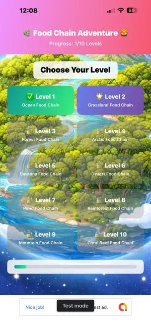 Food Chain Adventure screenshot 1