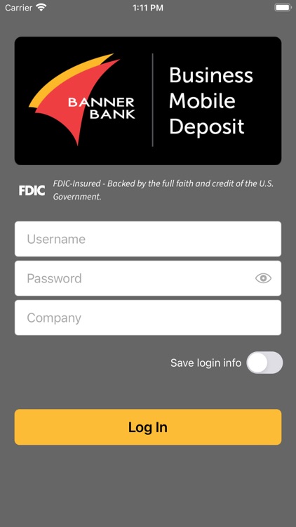 Banner Bank Business Deposit