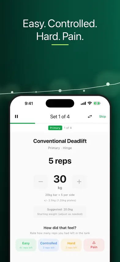 Repsense screenshot 2