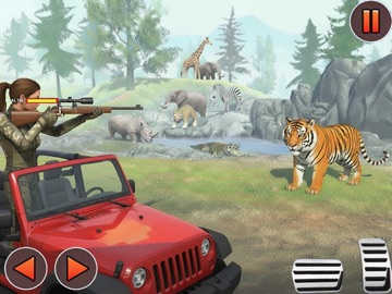 Safari Hunting Simulator 4x4 iPad screenshot