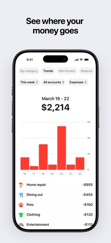 Budget & Expenses - Spendient Screenshot 3 of 4