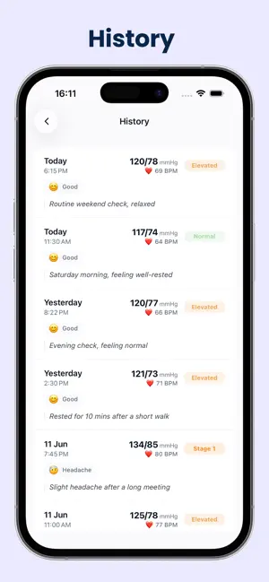 Blood Pressure: Tracker & Log screenshot 3
