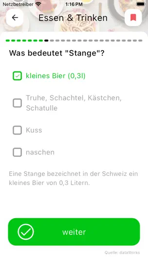 Capture d'écran de Schweizerdeutsch Lernen sur iPhone 3