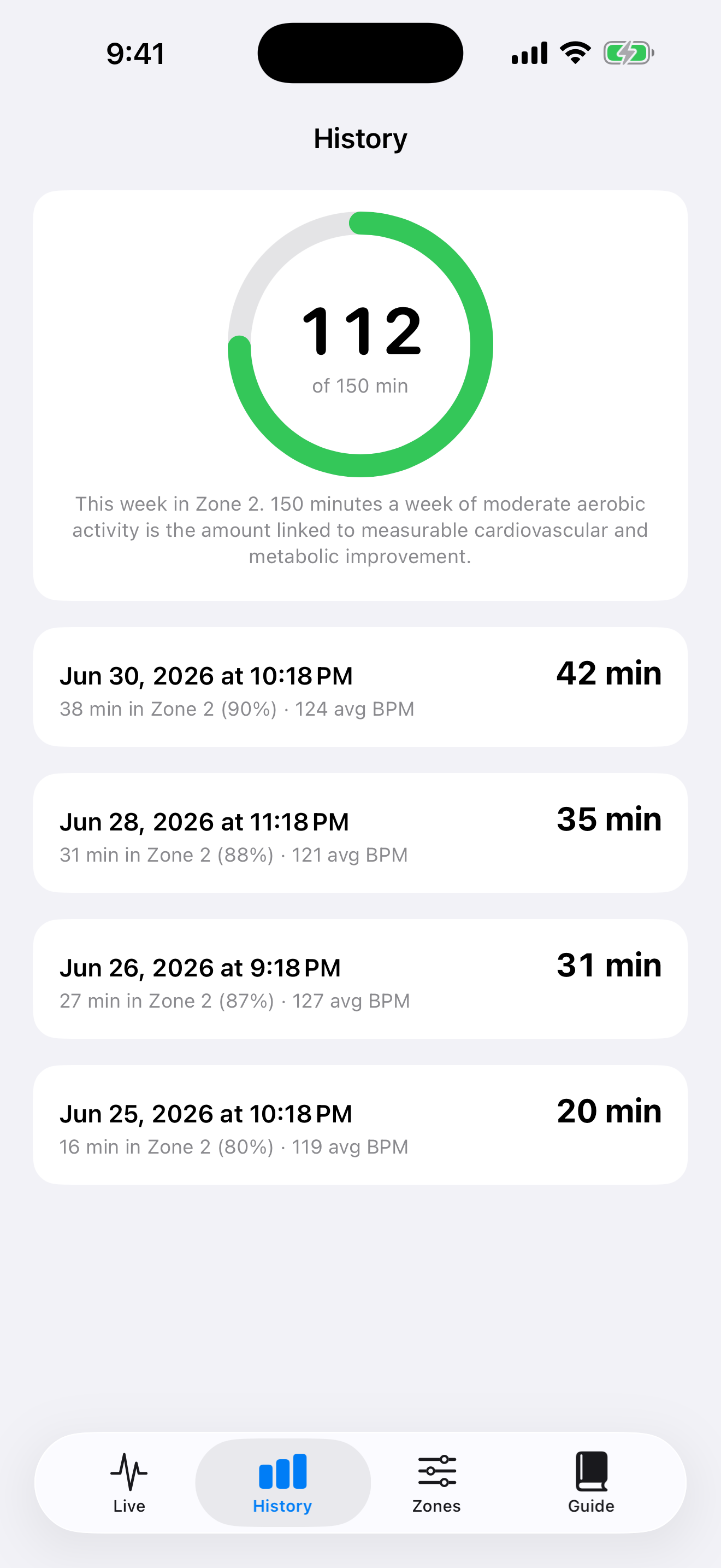 Slog: Zone 2 Cardio screenshot 2