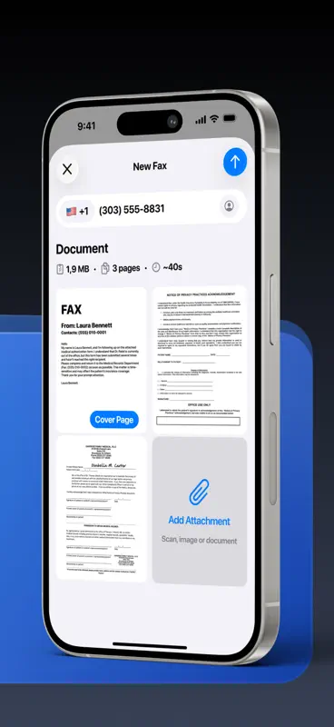 Fax from iPhone - Send Docs screenshot 2 of 6