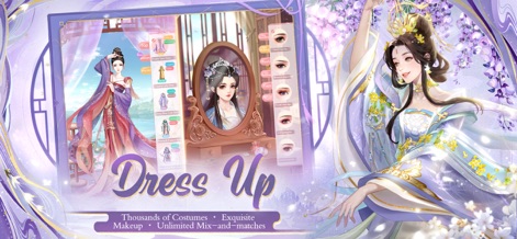 Legend of the Phoenix - Users can explore extensive costume selections to customize their character's appearance and refine their look with detailed makeup customization options.