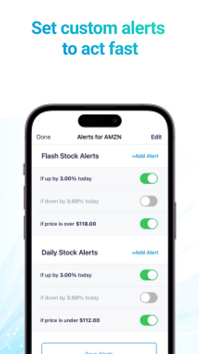 Stocks+ app Screenshot