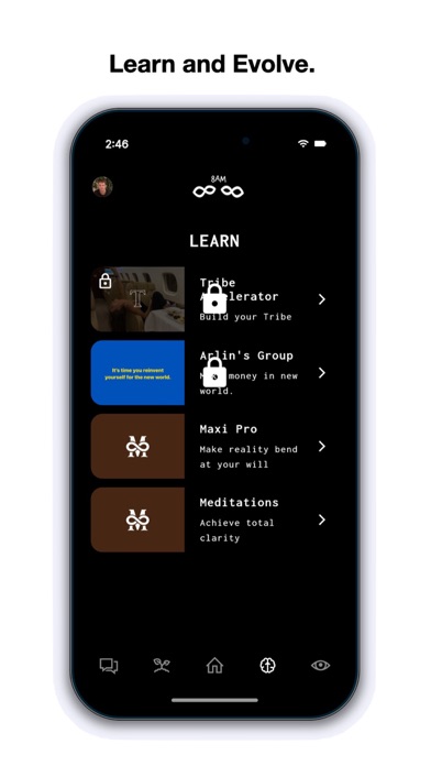 The 8AM App Screenshot