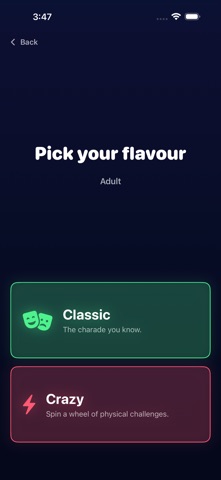 Crazy Charade iPhone screenshot