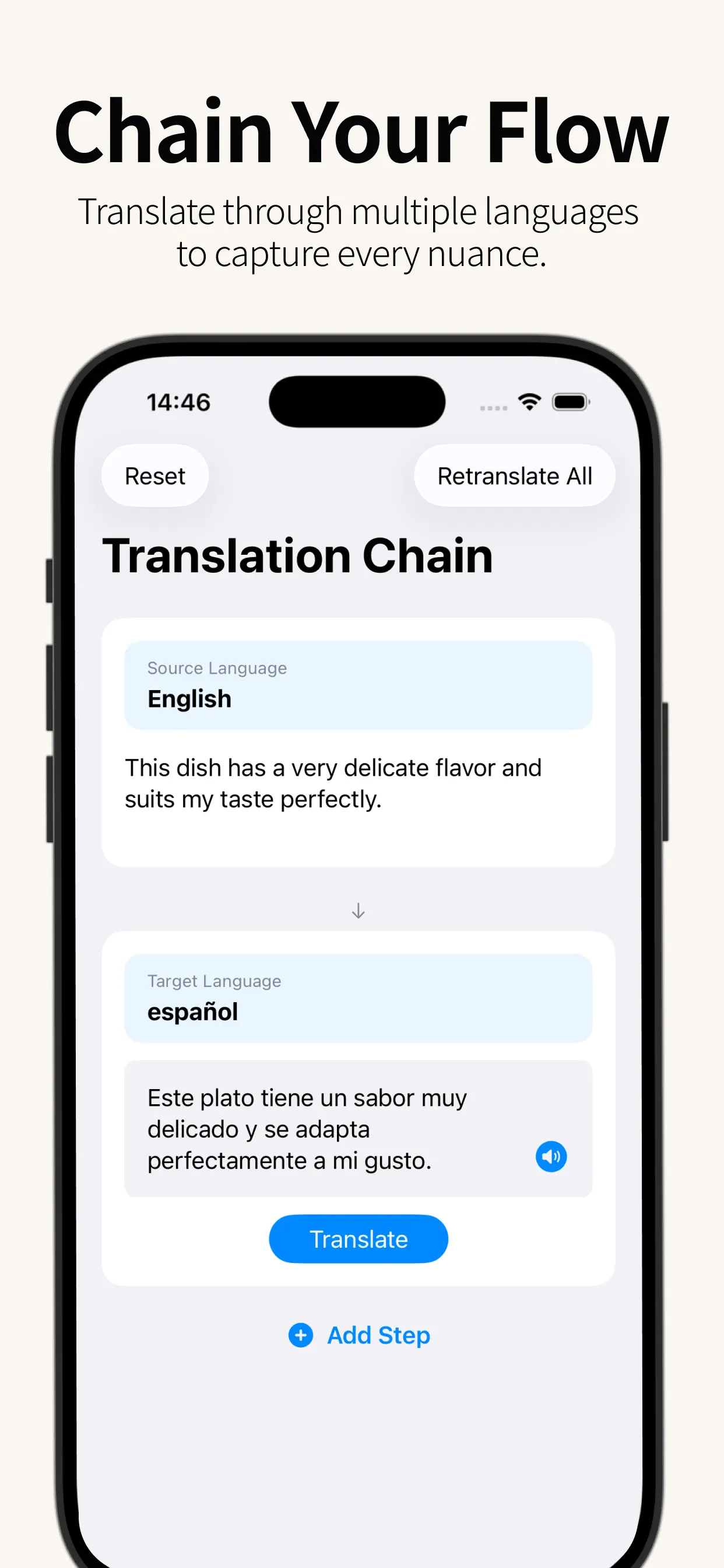 #1. Translation Chain: Multi-Learn (iOS) Podle: Takatoshi Ichige