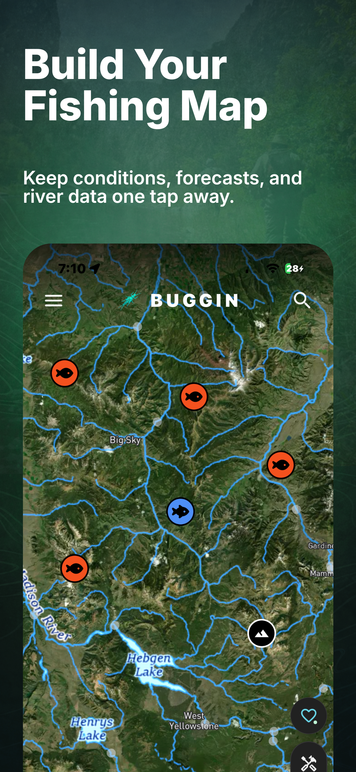 Buggin: Fly Fishing Forecast screenshot 2
