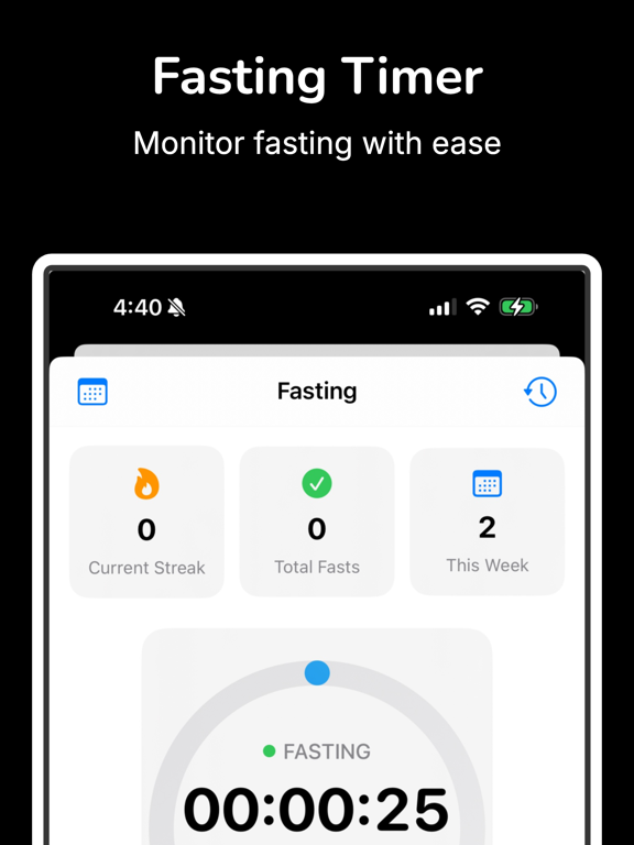 CalTrackPro iPad screenshot 5 - Health & Fitness app