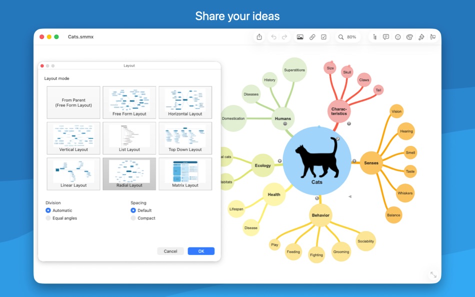 #8. SimpleMind − Mind Mapping (macOS) di: ModelMaker Tools BV