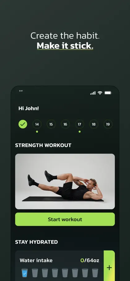 Muscle Charge: Men 40+ Fitness ekran görüntüsü 4 / 6