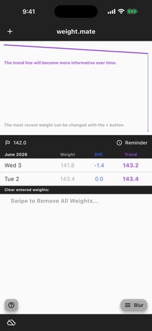 weight.mate Screenshot 3 of 7