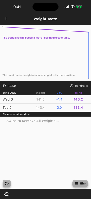 weight.mate Screenshot 3 of 7
