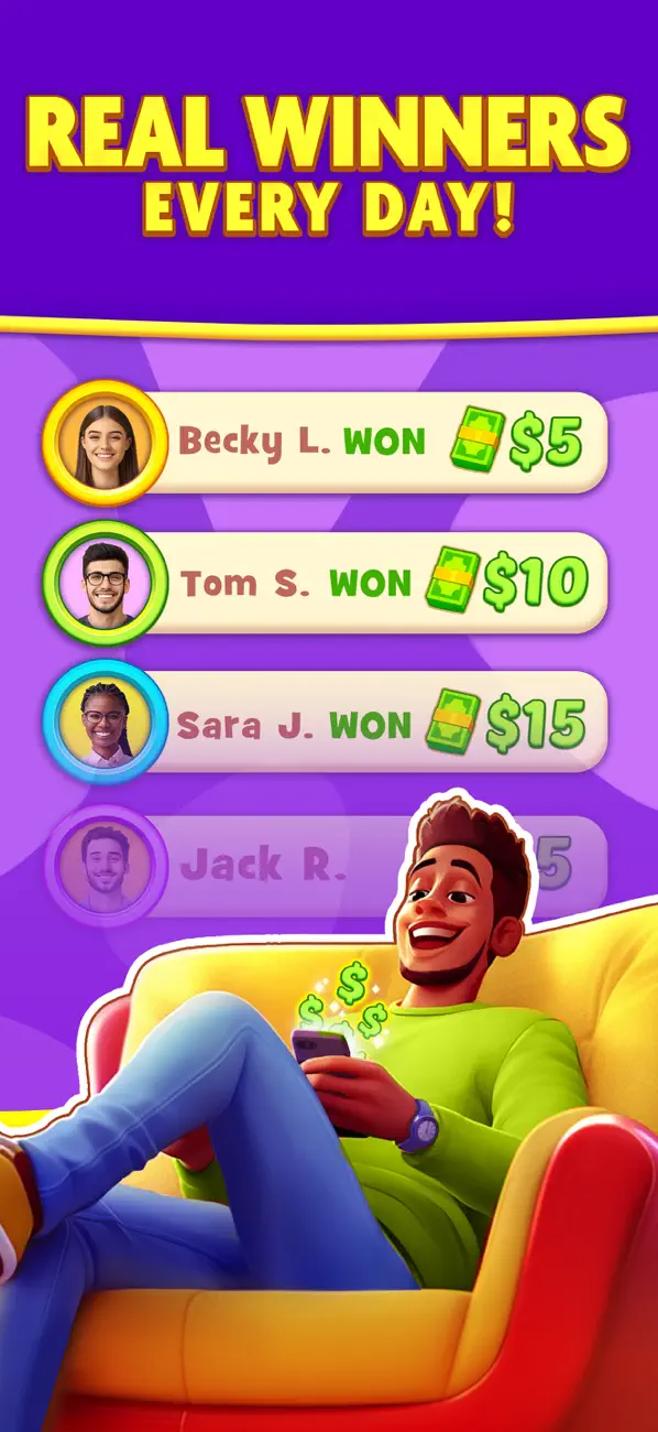 #4. Win Money Solitaire (iOS) 作者: Bear Hug Entertainment Limited