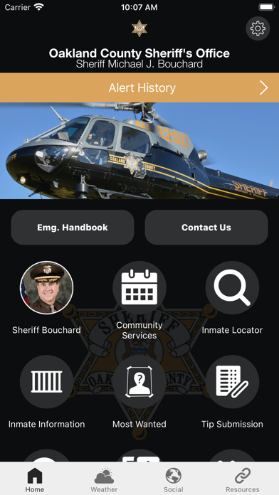 Oakland County Sheriff Screenshot