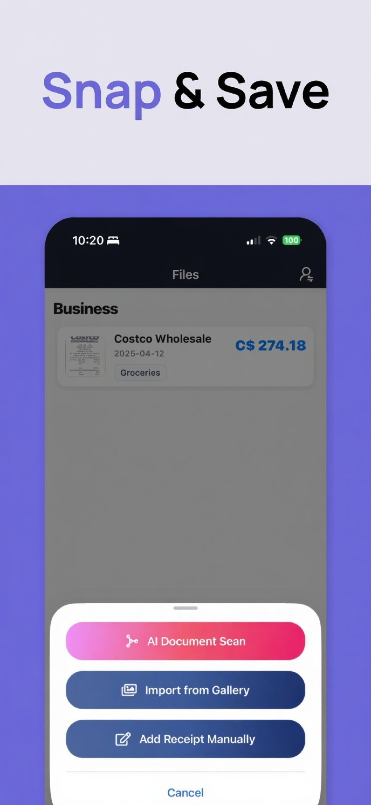 Receipt Tracker screenshot 4