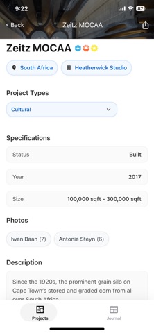 Architizer: A+ Architecture iPhone screenshot
