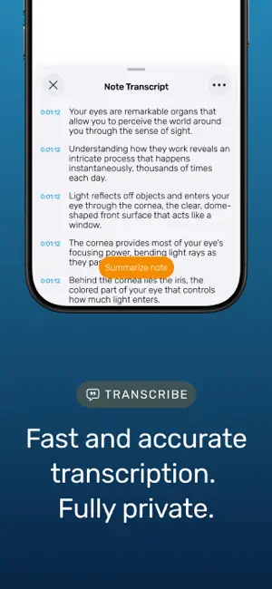 Noted: Transcribe Audio Notes screenshot 3