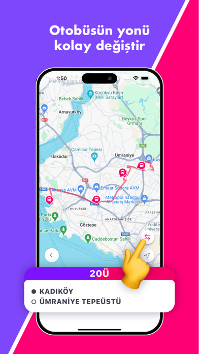 Otobüs Go - Izmir Transport iPhone screenshot 5 - Navigation app
