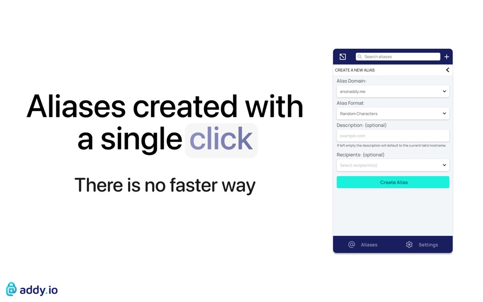 #4. addy.io extension (macOS) 由: addy.io