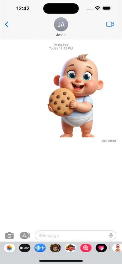 Baby Cookie Stickers