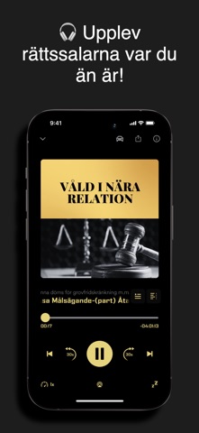 RÄTTEGÅNGSAPPEN | PODCAST iPhone screenshot 8