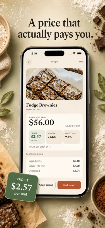 Food Cost Calculator: Recipe+ screenshot 2 of 4