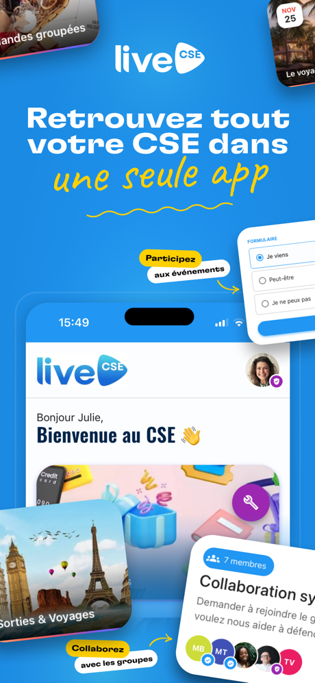 Appli CSE by LiveCSE screenshot 1
