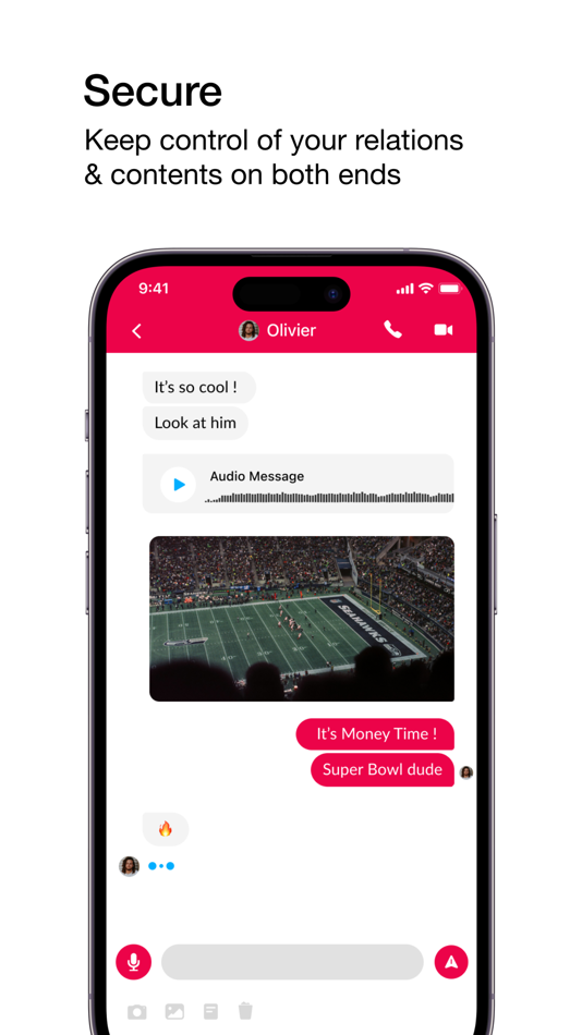 #4. Skred Messenger (iOS) 由: SKRED